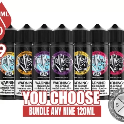 Ruthless Vapor Bundle 9x120ml (1080ml)