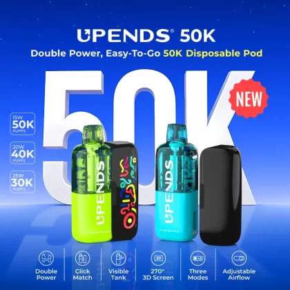 Upends UP9 50K Puffs Disposable KIT - 50,000 Puffs - Cool Mint