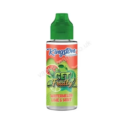 Kingston Get Fruity Watermelon Lime & Mint E-Liquid Shortfill - Vapestreams Co