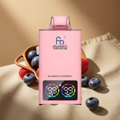 Fumot Tornado 35K Dual Mesh RGB Disposable Vape Blueberry Raspberry