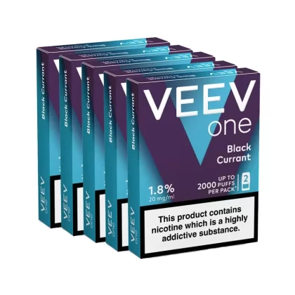 VEEV ONE Blackcurrant Pod Bundle (5 Packs) - Vape Store