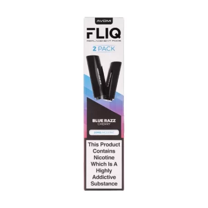 Blue Razz Cherry FLIQ Prefilled Pods by Avomi - Vapesuperstore Co