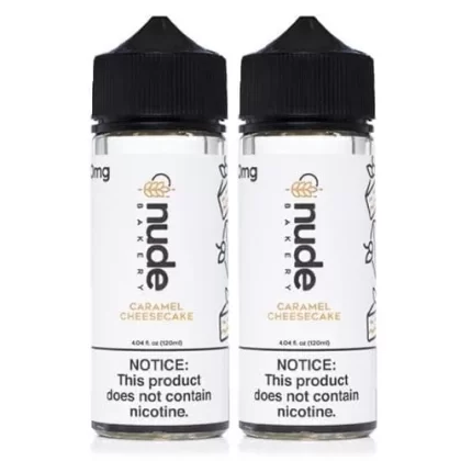Nude Bakery Caramel Cheesecake 2 Bottle Bundle - Vape Product, Vape Product