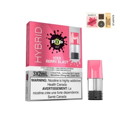 POP HITS HYBRID PODS – ICED BERRY BLAST