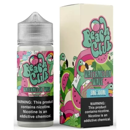 Watermelon Wave E-Liquid by Beach Club - Size#100ml~Nicotine#3MG>6MG