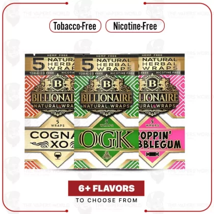 Billionaire Tea Leaf Herbal Wraps – 50/25’s - Thevapersworld