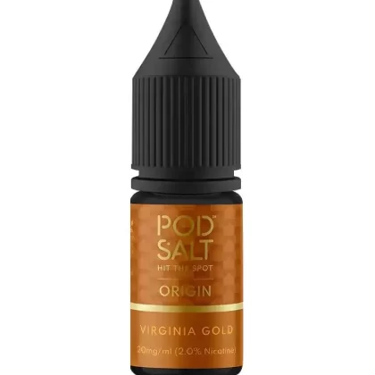 Pod Salt Origin Virginia Gold Nic Salt Vape Juice - Strength