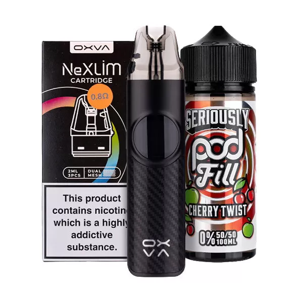 OXVA NeXlim Nicotine Free Bundle - Rose Gold / 0.6ohm - Image 2