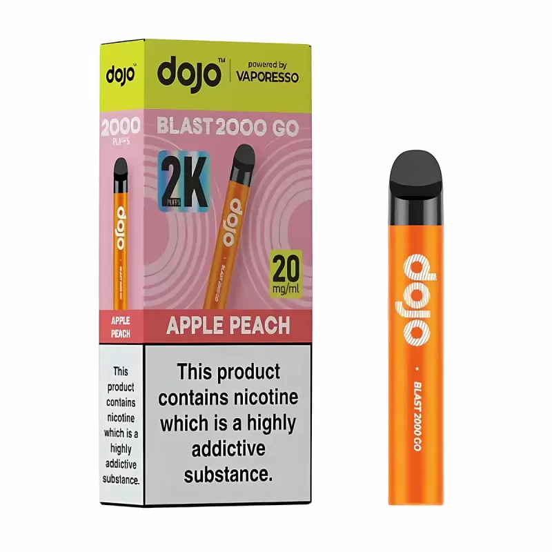 Vaporesso Dojo Blast 2000 Go Prefilled Pod Kit - Straw-Rasp Cherry Ice - Image 2