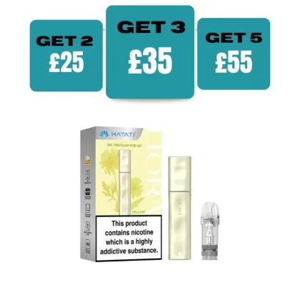 Hayati Liora Refilleable/Prefilled Pod Vape Kit - £12.89 or 2 for £25