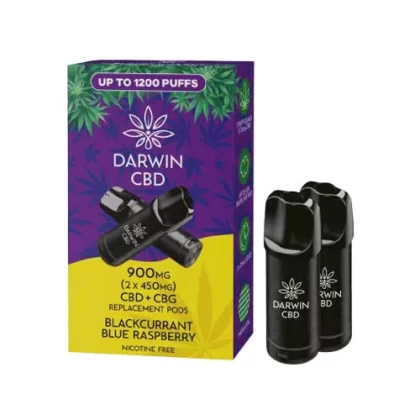 Darwin CBD 900mg Prefilled Pods X2 - Strawberry Watermelon Bubblegum