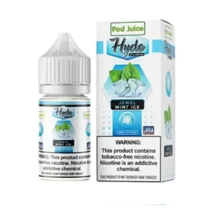 Jewel Mint Ice Nicotine Salt by Pod Juice X Hyde - Size#30ml~Nicotine#35MG>55MG