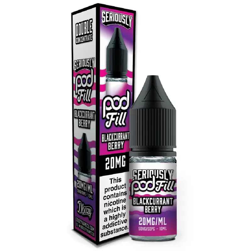 Doozy Vape Seriously Pod Fill Salt 10ml 20mg - Strawberry Candy - Image 2