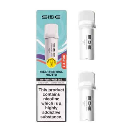 Fresh Menthol Mojito SKE 600 Pro Pods - 20mg - Vape Product (AECCE3)