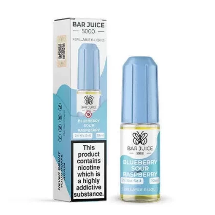 Bar Juice 5000 Blueberry Sour Raspberry Nic Salt E-Liquid 5mg, 10mg & 20mg – Zesty Berry Fusion | 10ml