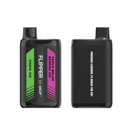 Guava Ice + Triple Melon Berries Ice — Flipper 12000 puffs By Slugger - Vape Product