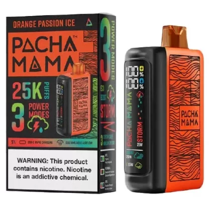 Pachamama 25000 Puffs Disposable Vape 25K – Orange Passion Ice