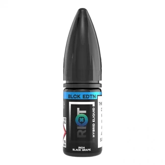 Riot Squad Black Edition Rich Black Grape E Liquid – Black Edition (10ml)