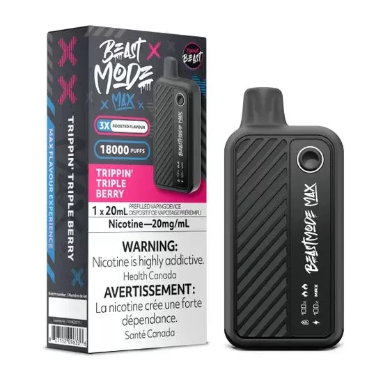 Flavour Beast Beast Mode Max 18K Disposable – Trippin’ Triple Berry
