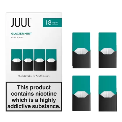 JUUL Glacier Mint Pods (Pack of 4) – 200 Puffs