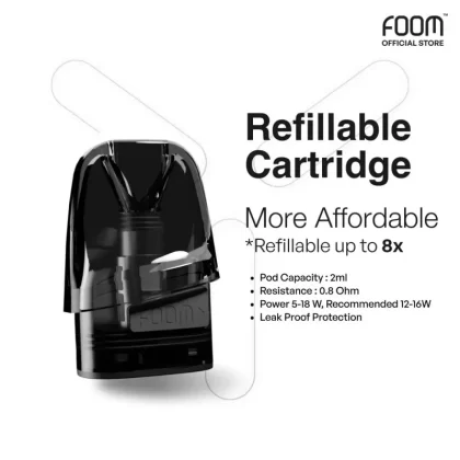 FOOM Y POD CARTRIDGE - 3 mg / 6 mg / 100 ml