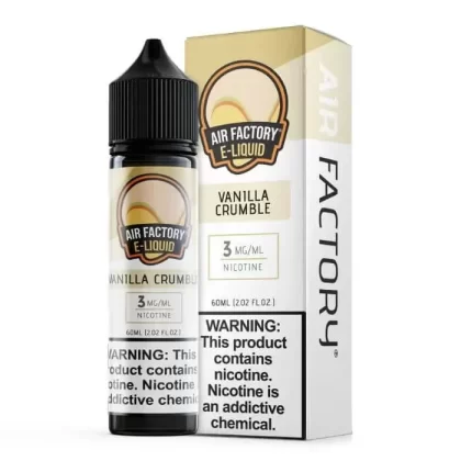 Vanilla Crumble E-Liquid by Air Factory - Size#60ml~Nicotine#3MG>6MG
