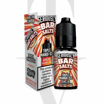 SERIOUSLY BAR SALTS TRIPLE MANGO ICE E-LIQUID BY DOOZY