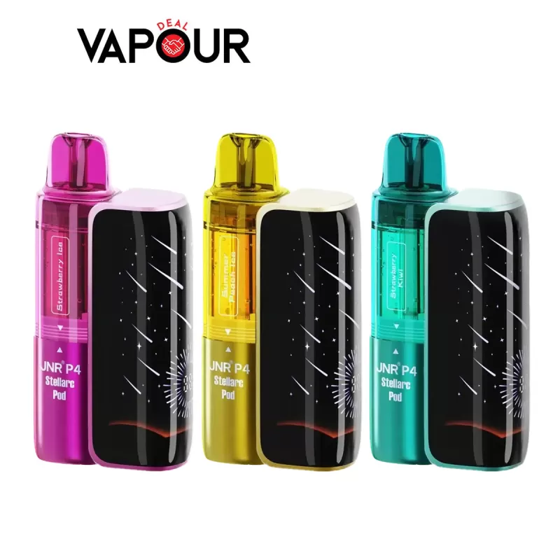 JNR P4 Stellarc 100K Vape Kit - Strawberry Kiwi / Peach Berry