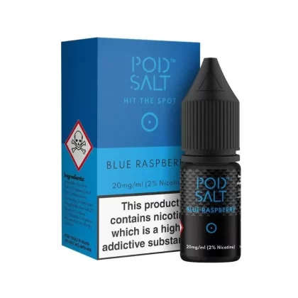 POD SALT BLUE RASPBERRY 10ML NIC SALT E-LIQUID