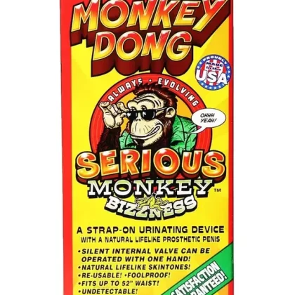 Serious Monkey Bizzness Monkey Dong 3.5oz - color#Black>Brown>Latino>Light White>Tan>White
