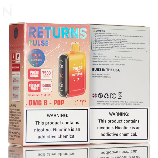 Pulse Returns 15000 Puff Disposable Vape - Meta Moon - Image 3