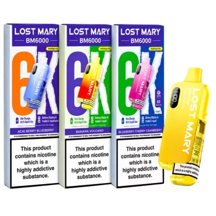Lost Mary BM6000 Prefilled Vape KIT 0mg - Cola