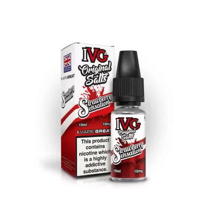 IVG Original Salts Strawberry Sensation 10ml E-Liquid - 10mg