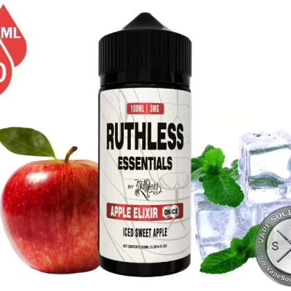Apple Elixir On Ice Ruthless Essentials 100ml - Vape Product, Vape Product