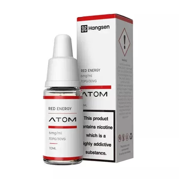 Red Energy Hangsen E-Liquid Bundle 10x10ml, 70/30 PG/VG, 3,6/12/18mg
