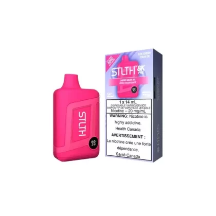 Stlth 8K Pro Disposable Vape – Cherry Grape Ice - Eliquidsupply