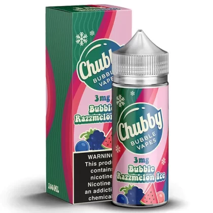 Bubble Razzmelon Ice by Chubby Bubble Vapes 100ml - 3MG