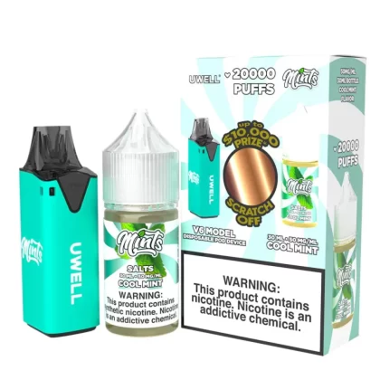 Mints Salt x Uwell V6 Kit - Peppermint