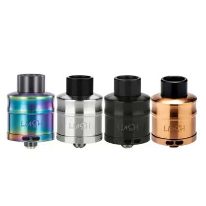 Wotofo Lush Plus RDA - colour#Golden>Rainbow>Black>Stainless Steel (736D52)