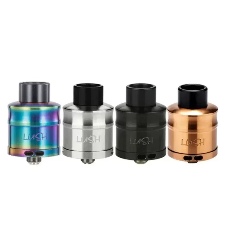 Wotofo Lush Plus RDA - colour#Golden>Rainbow>Black>Stainless Steel (736D52)