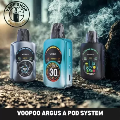 VOOPOO Argus A Pod System in Dubai - Pearl White, Phantom Black (D3FF66)