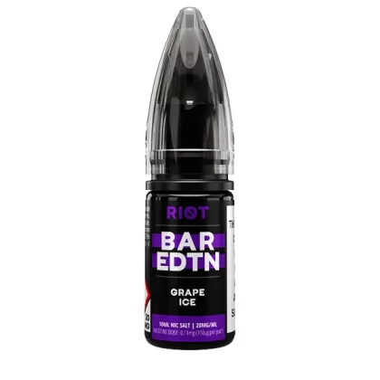 Grape Ice BAR EDTN Riot Squad Nic Salt E-Liquid - 10mg