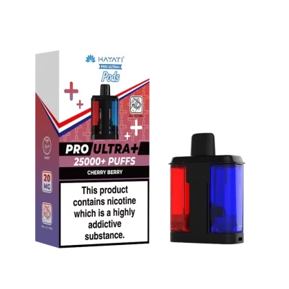 Hayati Pro Ultra Plus 25k Prefilled Pods Cherry Berry - Ejuicewarehouse