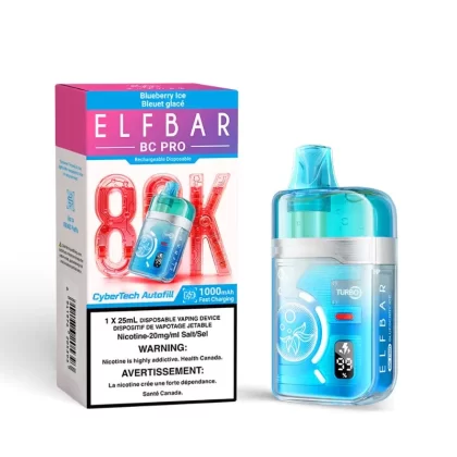 Elf Bar BC Pro 80K Disposable Vape – Blueberry Ice
