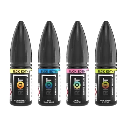 Riot Squad Black Edition 20 mg Nic Salt E-Liquid 10 ml (50VG/50PG)