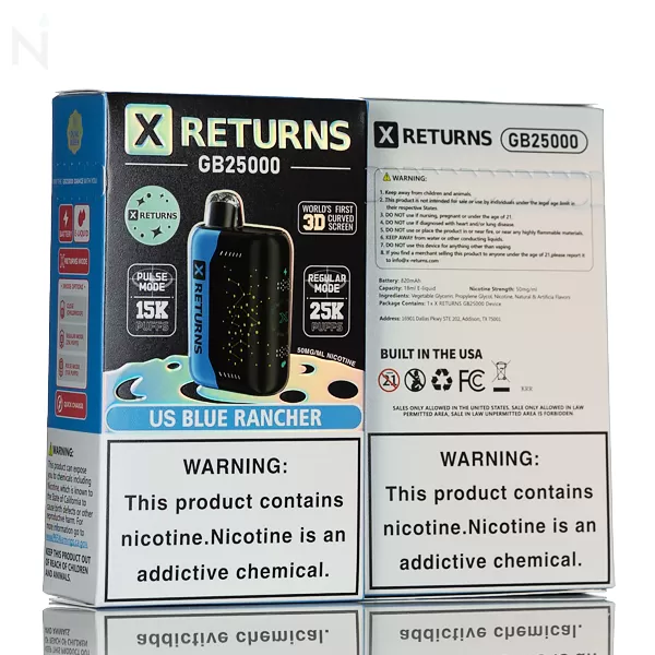 Pulse X Returns 25000 Puff Disposable Vape - US Lemon Heads - Image 2