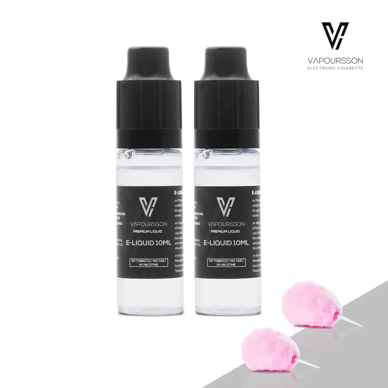 Vapoursson e-Liquid – Candyfloss 0mg 10ml Bottle x 2 Pack | Cigee