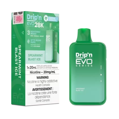 Drip’n EVO 28K Spearmint Blast Ice Disposable Vape