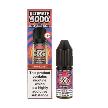 Raspberry Blueberry Lemon Nic Salt E-Liquid by Ultimate 5000 Bar Salt - 10mg
