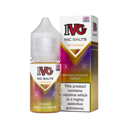 IVG Nic Salt Intense – Mango Dragon 30ml (35/55 Mg) - Vapebar Pk